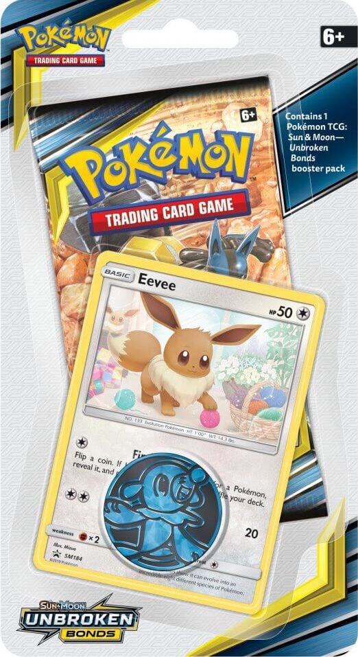 Pokemon Unbroken Bonds Pikachu & Eevee Checklane Blister