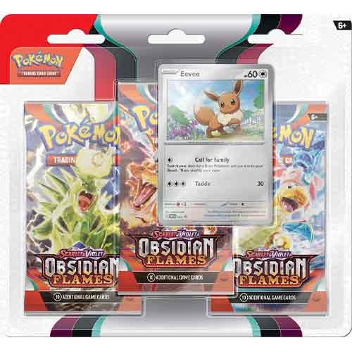 Pokémon SV 3.0 – Obsidian Flames – 3 - Pack Blister - EN - PokéPrinz