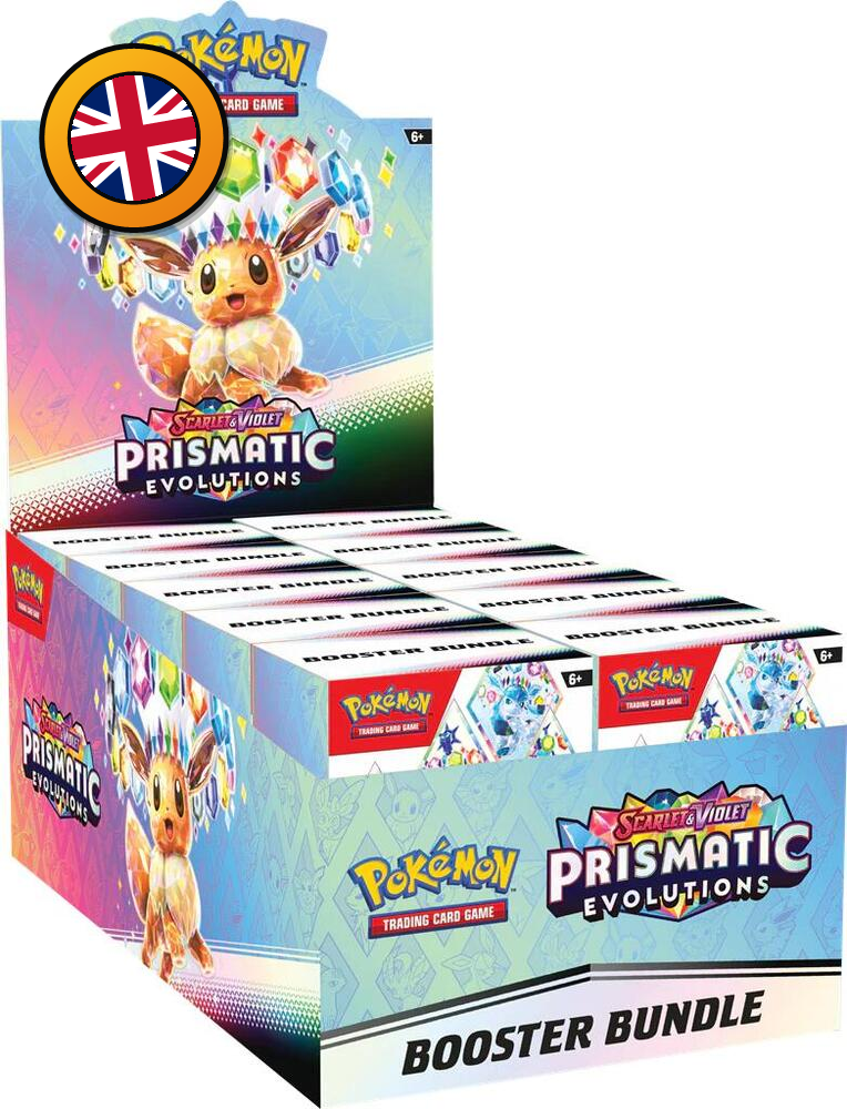 Pokémon TCG: Prismatic Evolutions – Booster Bundle Display (10 Boxen / 60 Packs)