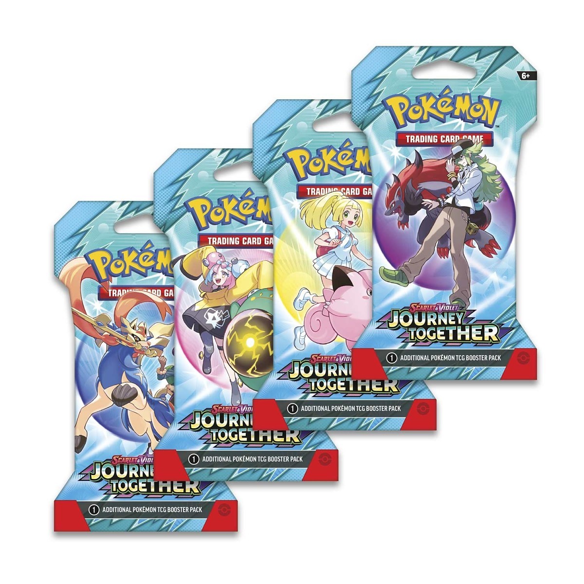 Pokémon TCG: Journey Together – Sleeved Booster (Englisch)