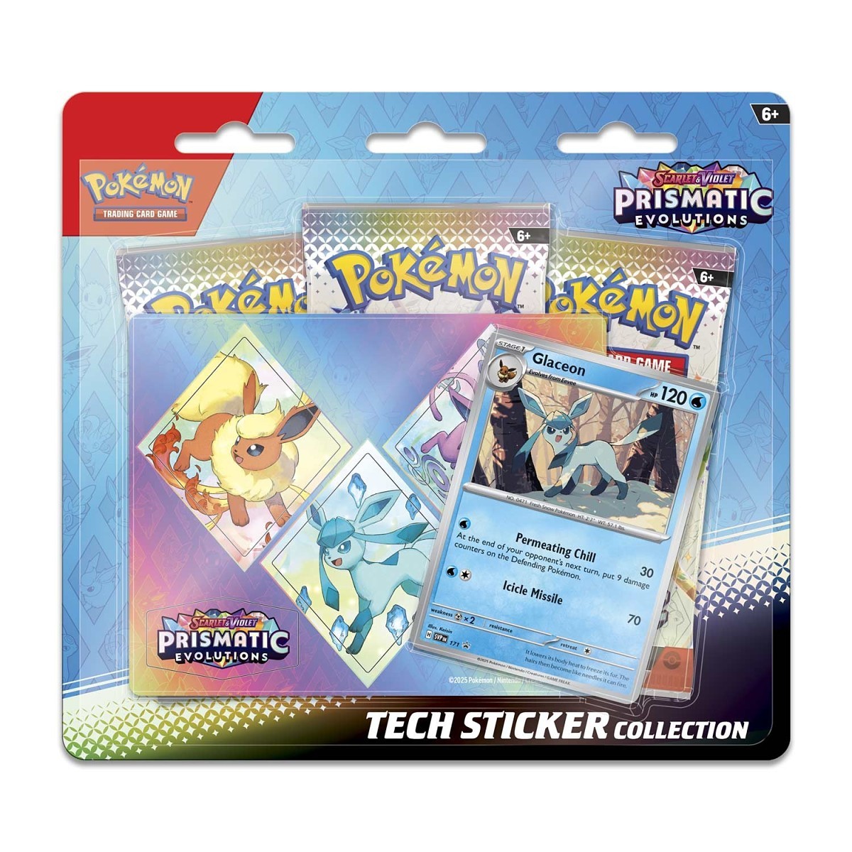 Pokémon TCG: Scarlet & Violet – Prismatic Evolutions Tech Sticker Collection (Englisch) - PokéPrinz