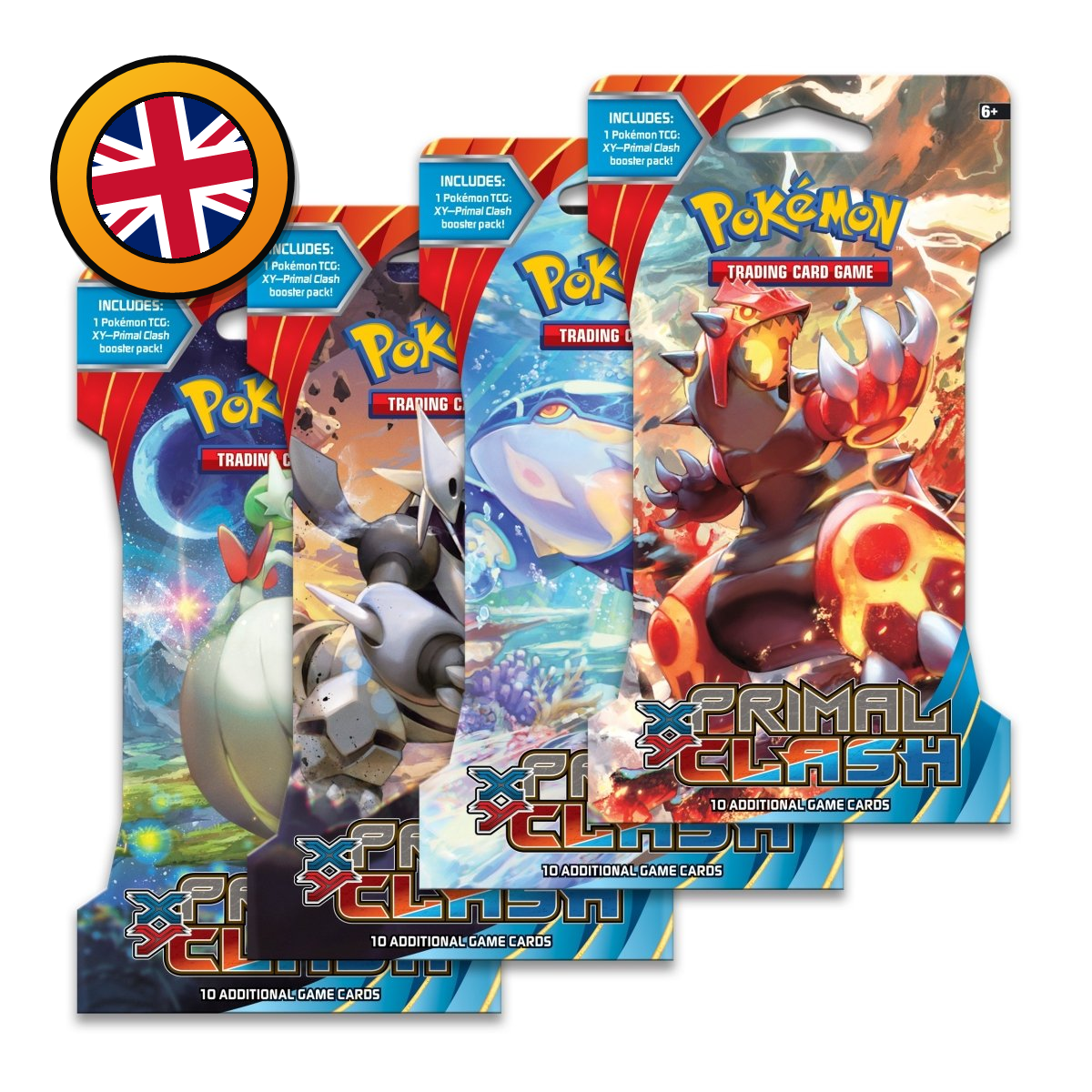 Pokémon TCG: XY – Primal Clash Sleeved Booster (Englisch)