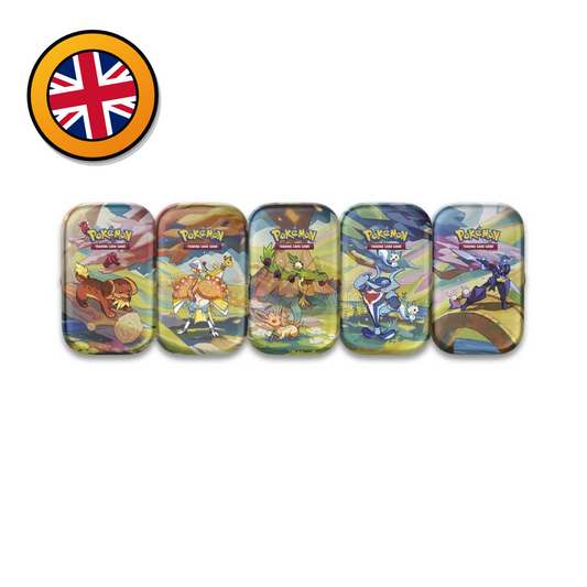Pokémon TCG: Vibrant Paldea Mini Tin Display | 10 Tins | Englisch Sealed - PokéPrinz