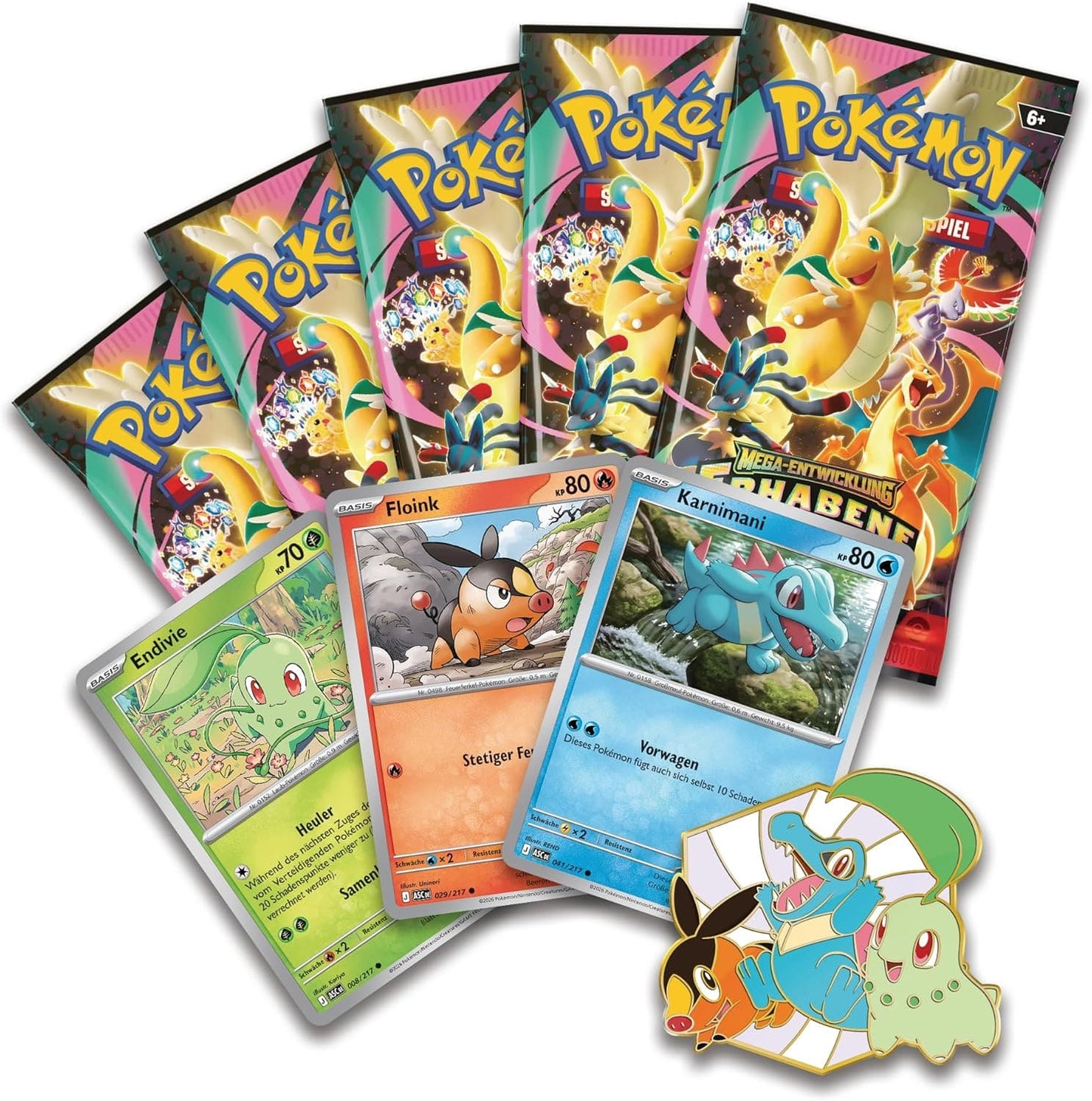 Pokémon TCG: Erhabene Helden – Deluxe-Pin-Kollektion: Erste Partner (Deutsch) - PokéPrinz