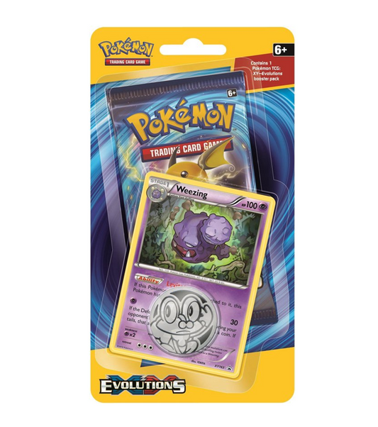Pokemon XY Evolutions 1 Pack Blister Weezing / Greninja - Englisch