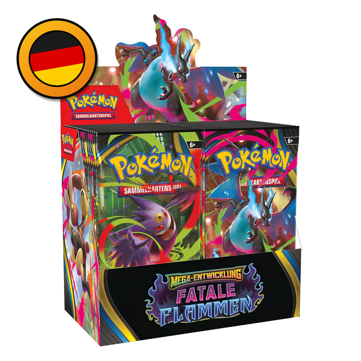 Pokemon Fatale Flammen Display