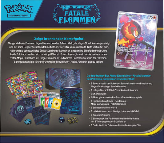 Pokemon Fatale Flammen Top Trainer Box