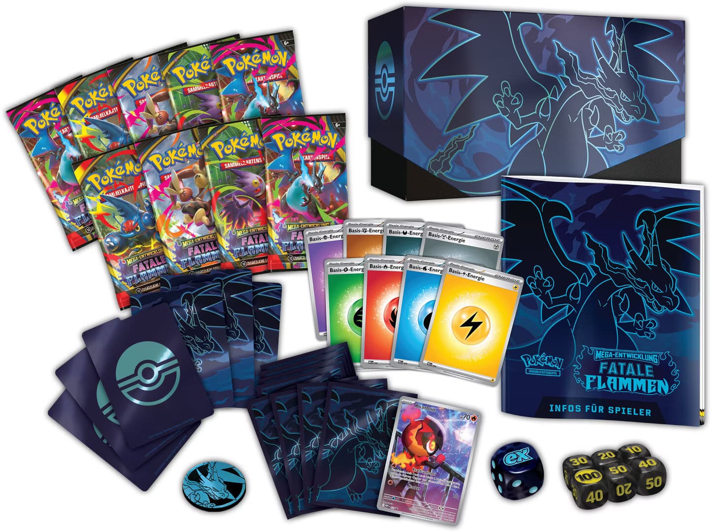 Pokemon Fatale Flammen Top Trainer Box