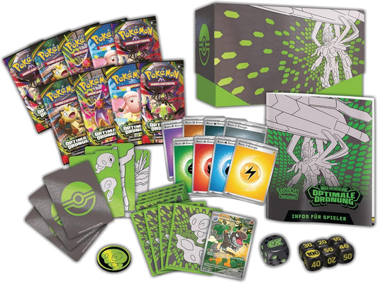 Pokémon TCG: Karmesin & Purpur – Optimale Ordnung Top-Trainer-Box (Deutsch)
