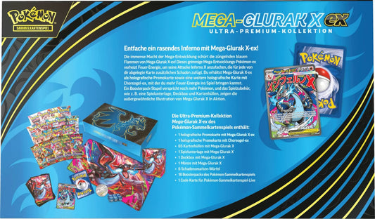 Pokémon Mega Glurak X Ultra Premium Kollektion - Deutsch
