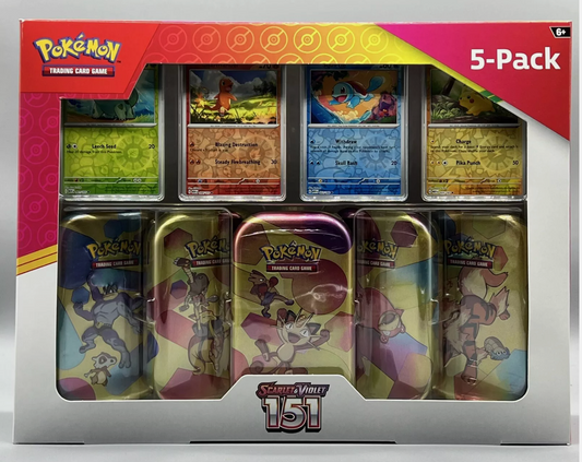 Pokemon 151 Mini Tins & Promo Costco USA Exclusive Box - Englisch
