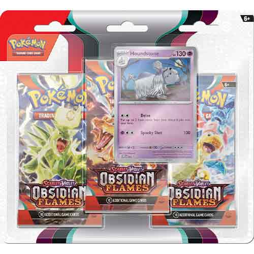 Pokémon SV 3.0 – Obsidian Flames – 3 - Pack Blister - EN - PokéPrinz