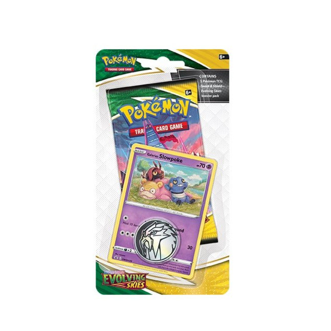 Pokemon Evolving Skies Eevee / Slowpoke 1-Pack Blister - Englisch