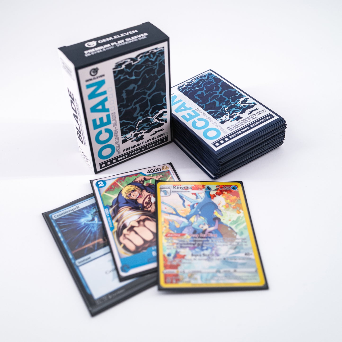 Blade Ocean – Premium TCG Play Sleeves – 100 Standard-Size Sleeves - PokéPrinz