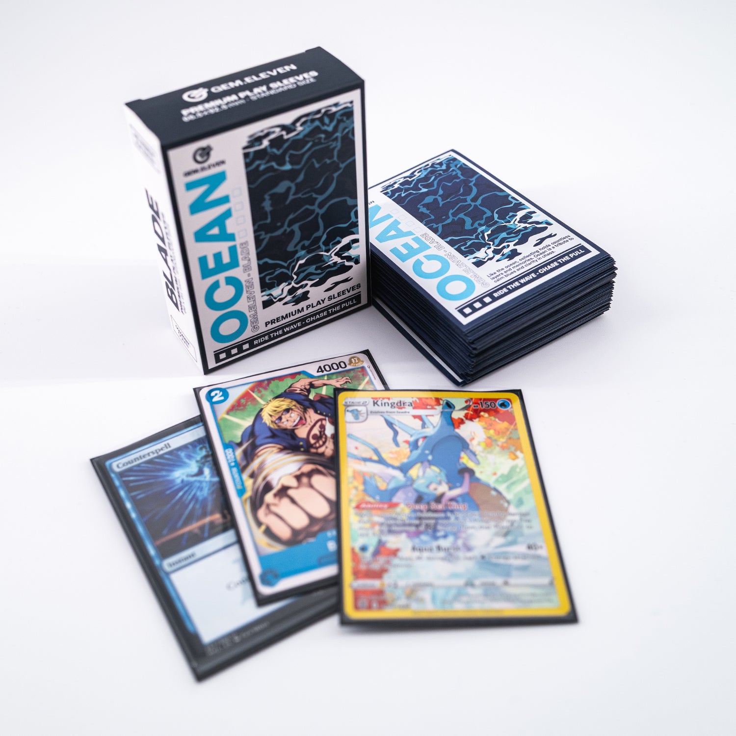 Blade Ocean – Premium TCG Play Sleeves – 100 Standard-Size Sleeves - PokéPrinz