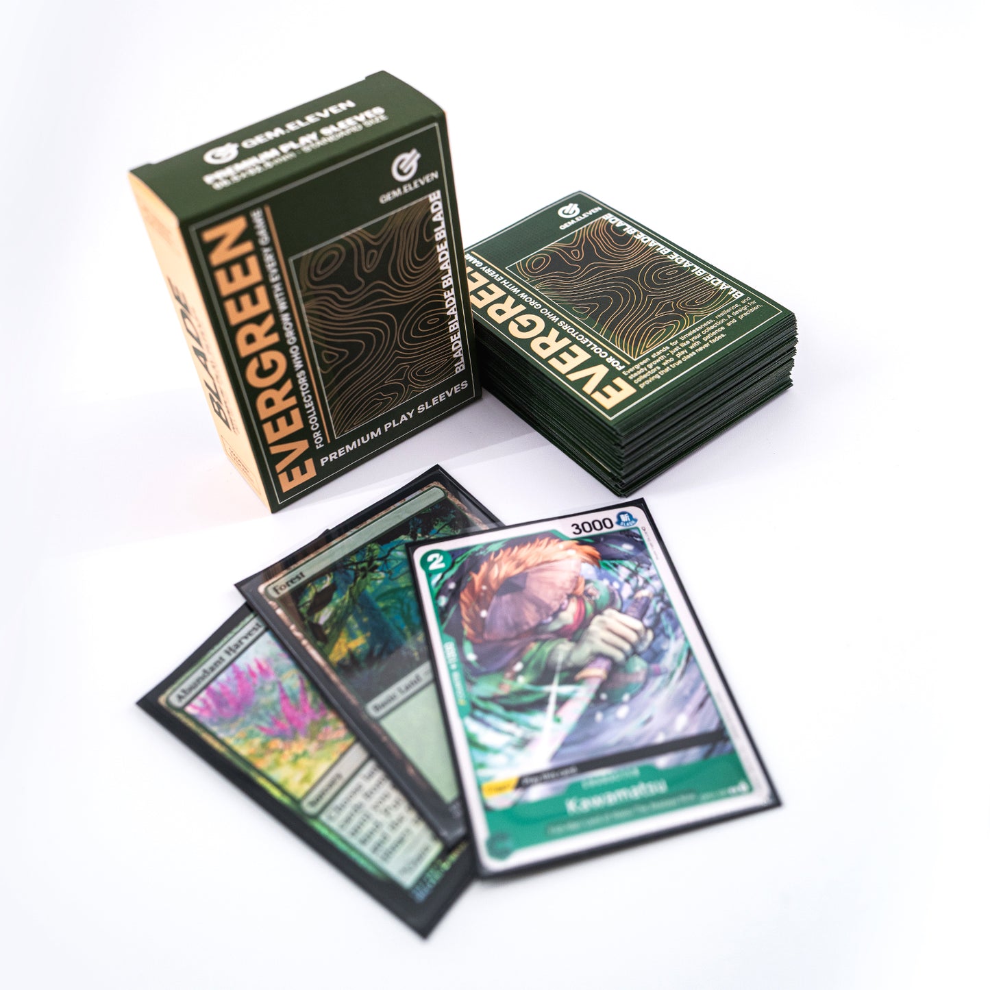 Blade Evergreen | Premium TCG Play Sleeves | Haltbar | Angenehmes Mischgefühl - PokéPrinz