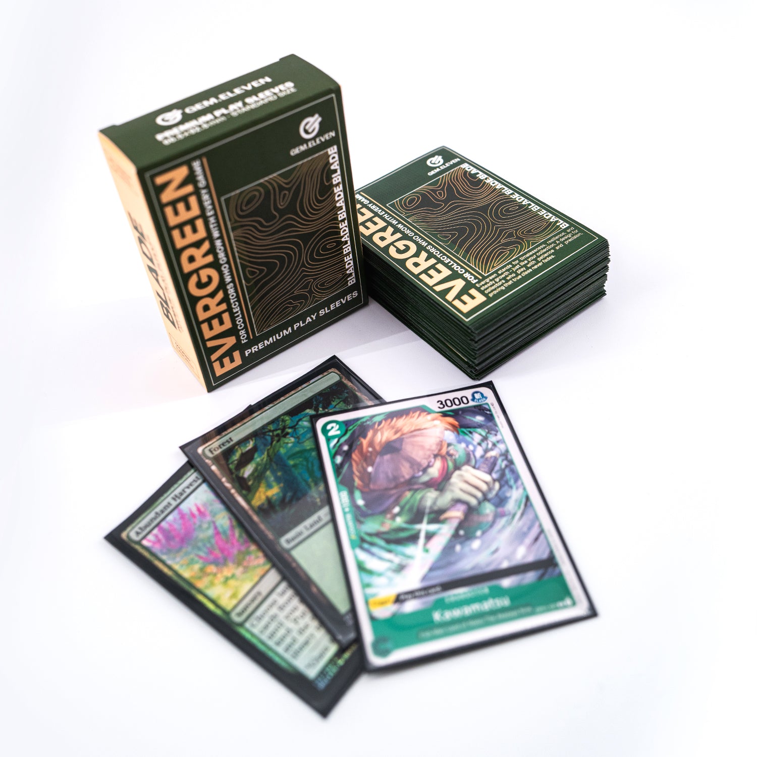 Blade Evergreen | Premium TCG Play Sleeves | Haltbar | Angenehmes Mischgefühl - PokéPrinz