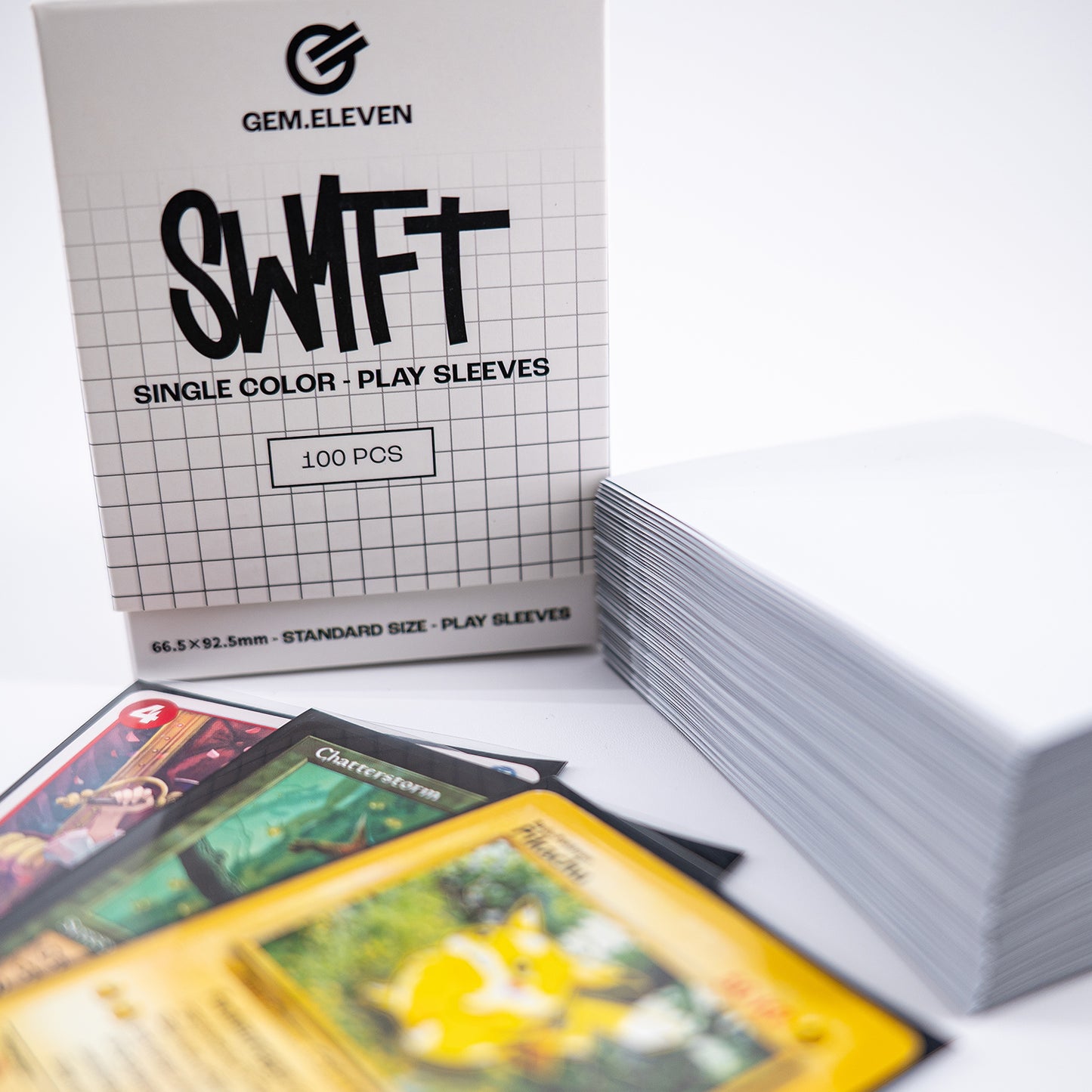 Gem.Eleven Swift Play Sleeves – 100 Karten – Standard TCG-Schutz - PokéPrinz