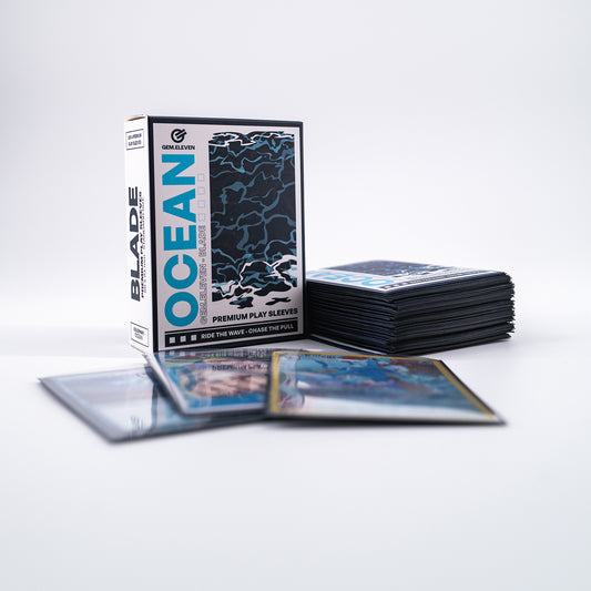 Blade Ocean – Premium TCG Play Sleeves – 100 Standard-Size Sleeves - PokéPrinz