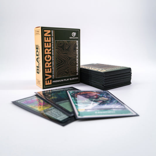 Blade Evergreen | Premium TCG Play Sleeves | Haltbar | Angenehmes Mischgefühl - PokéPrinz