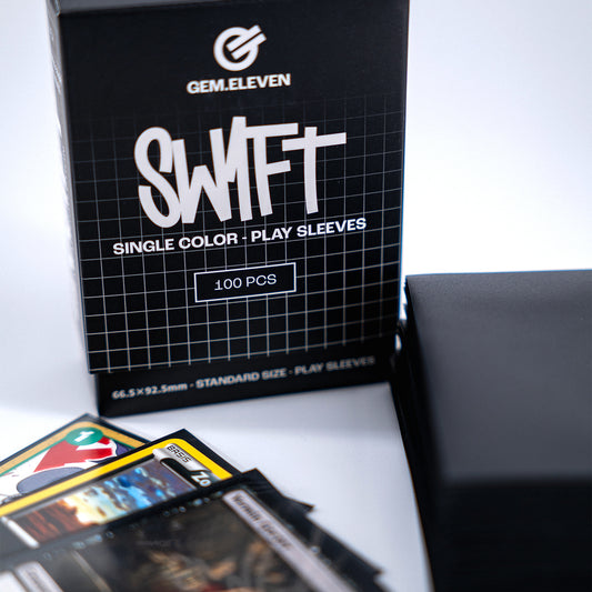 Gem.Eleven Swift Play Sleeves – 100 Karten – Standard TCG-Schutz - PokéPrinz