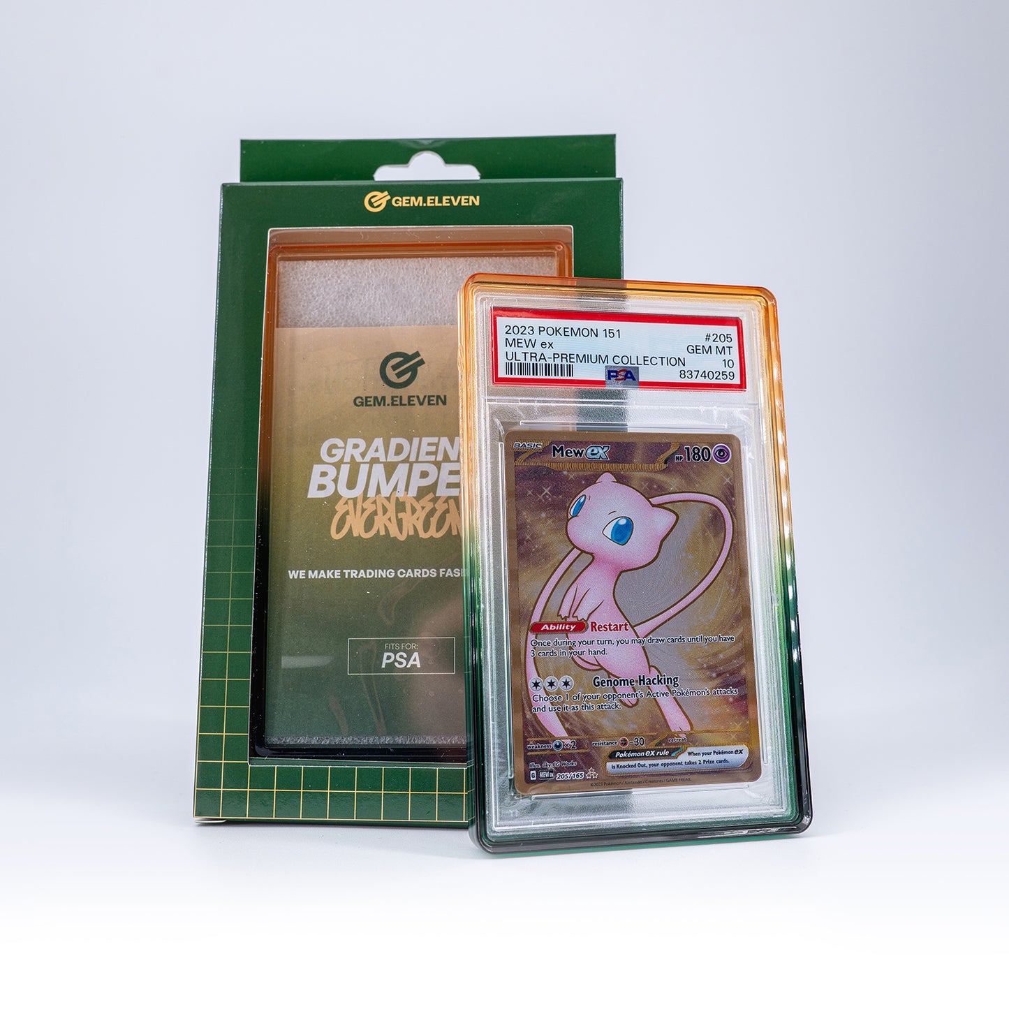 Gradient Bumper Evergreen – PSA & CGC Slab Schutz - PokéPrinz