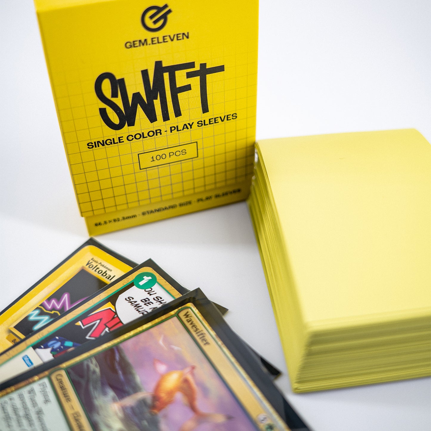 Gem.Eleven Swift Play Sleeves – 100 Karten – Standard TCG-Schutz - PokéPrinz