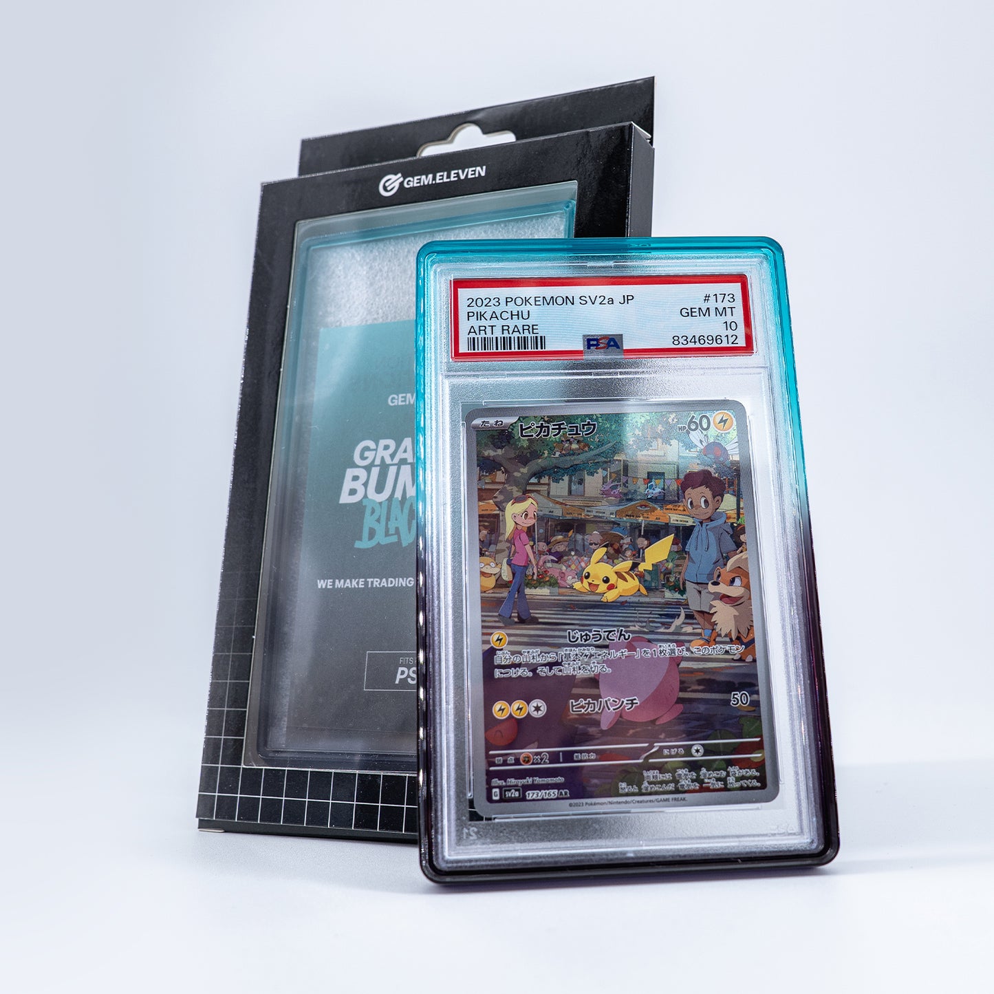 Gradient Bumper Black Ice – PSA & CGC Slab Case Bumper & Schutzrahmen für Graded Cards - PokéPrinz