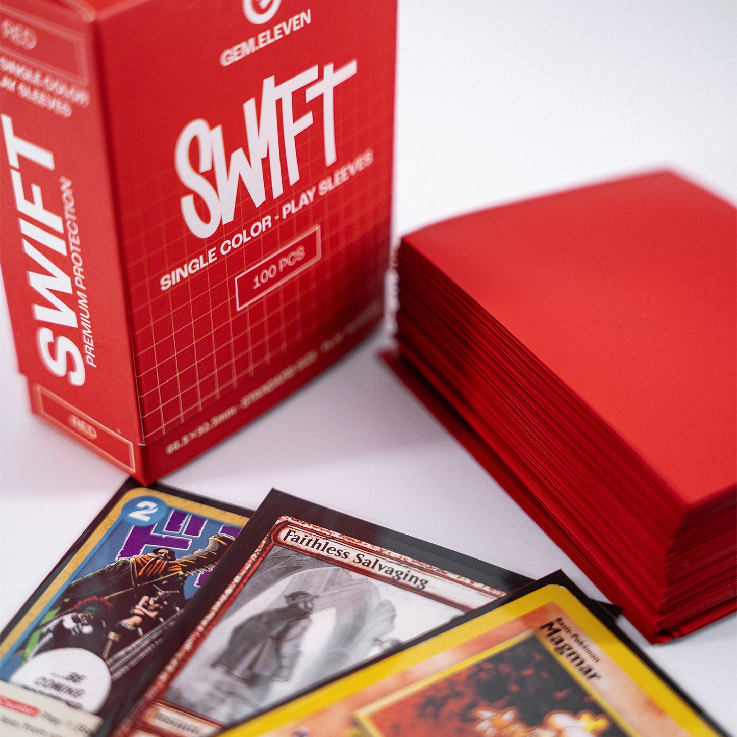 Gem.Eleven Swift Play Sleeves – 100 Karten – Standard TCG-Schutz - PokéPrinz
