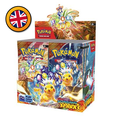 Pokémon TCG: Scarlet & Violet – Surging Sparks Booster Display (English)