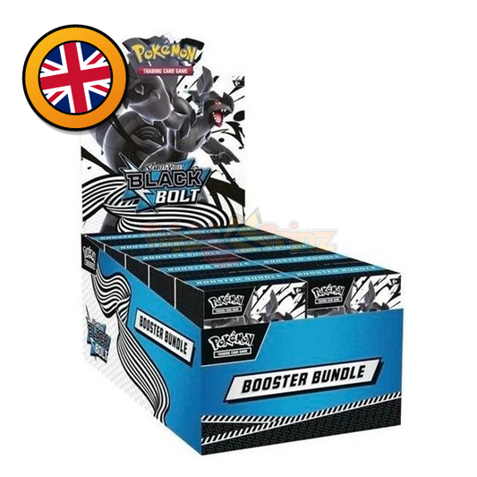 Pokémon TCG: Karmesin & Purpur – Black Bolt Booster Bundle Display (10 Bundles / 60 Packs) – Englisch – Sealed OVP (dB)