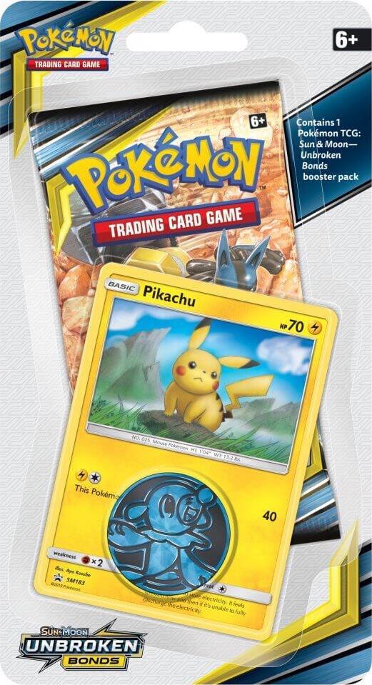 Pokemon Unbroken Bonds Pikachu & Eevee Checklane Blister