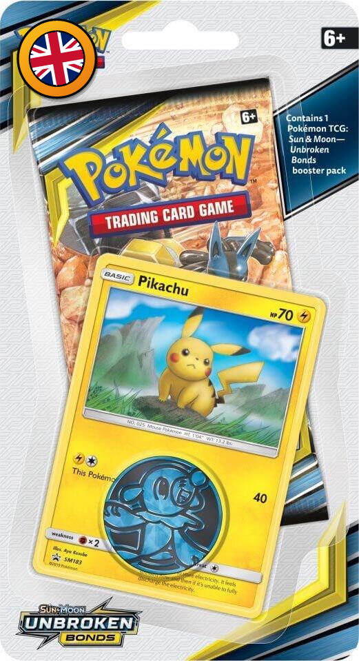 Pokemon Unbroken Bonds Pikachu & Eevee Checklane Blister