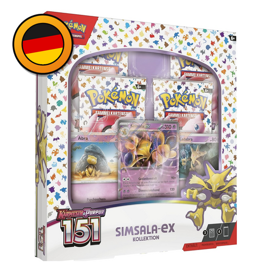 Pokémon K&P 3.5 - 151 - Simsala ex Kollektion (Deutsch) – Box Sealed OVP (dB)