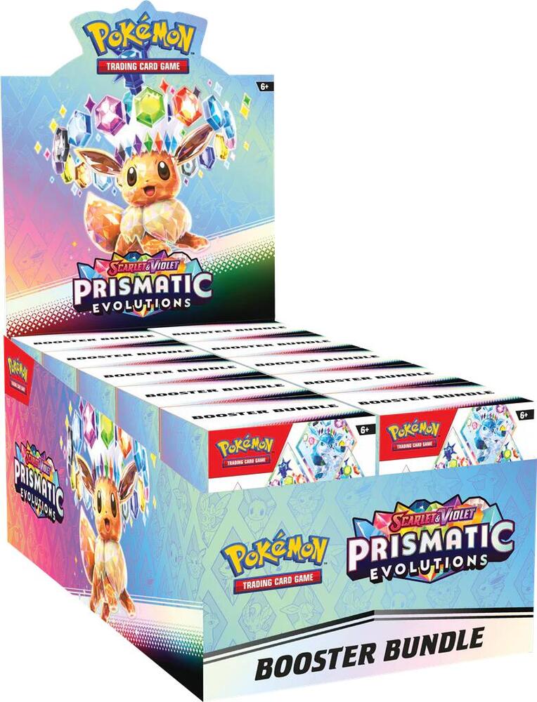 Pokémon TCG: Prismatic Evolutions – Booster Bundle Display (10 Boxen / 60 Packs)
