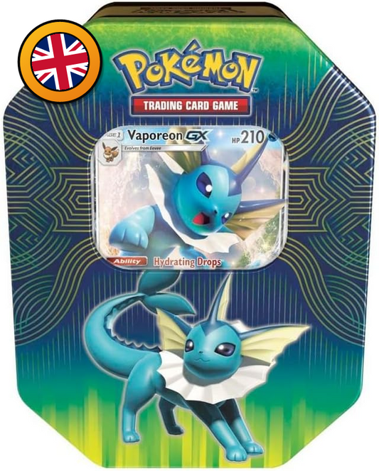 Pokémon TCG: Elemental Power Tin (2019) – Jolteon-ex & Vaporeon-ex (Englisch)