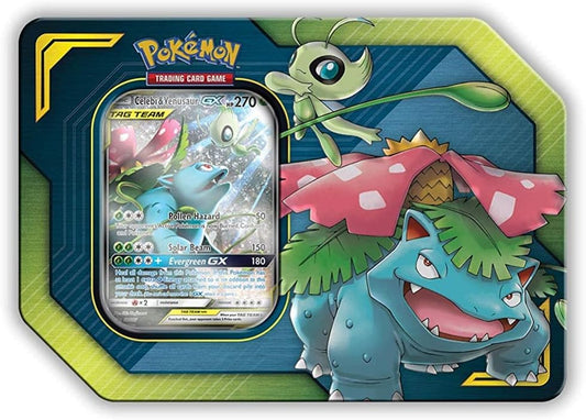 Pokémon TCG: Tag Team Tin – Celebi & Venusaur-GX (Englisch)