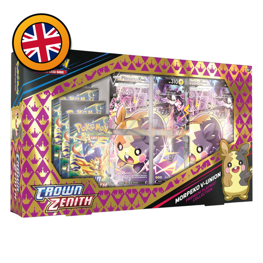 Pokémon TCG: Crown Zenith Premium Playmat Collection Morpeko V-UNION (Englisch) – Sealed OVP (dB)