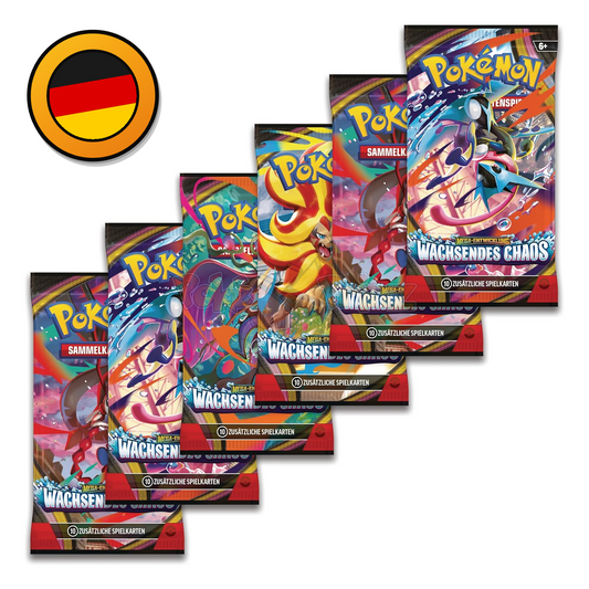 Pokémon Booster Pack – Wachsendes Chaos Deutsch | Sealed OVP - PokéPrinz