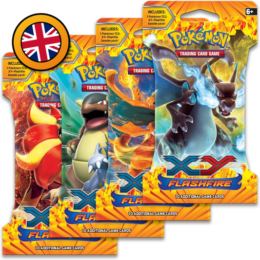 Pokémon TCG: XY – Flashfire Sleeved Booster (Englisch)