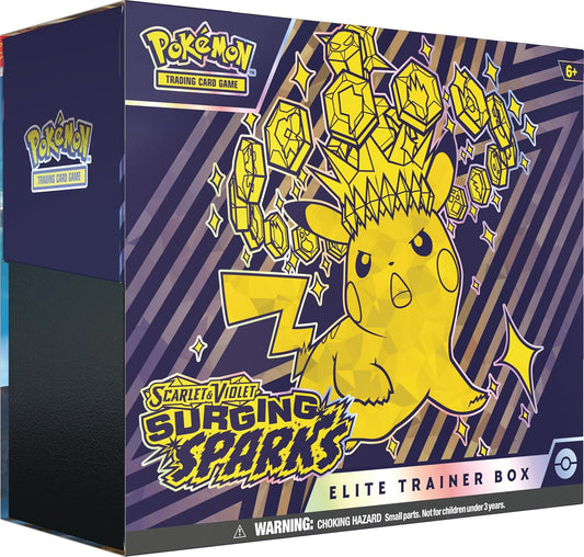 Pokémon TCG: Scarlet & Violet – Surging Sparks Elite Trainer Box (ETB) - PokéPrinz