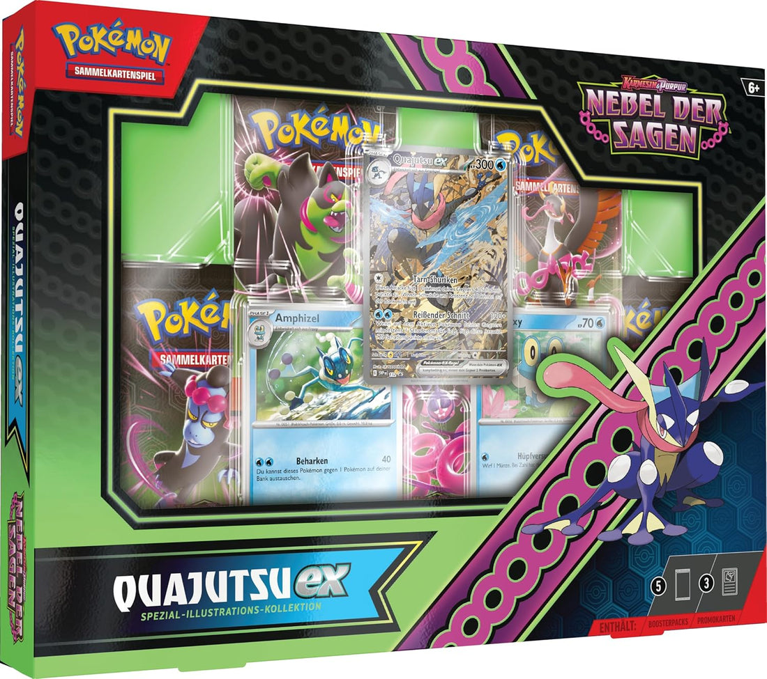 Pokemon Nebel der Sagen - EX Spezial Illustrations Kollektion (Seedraking, Quajutsu)