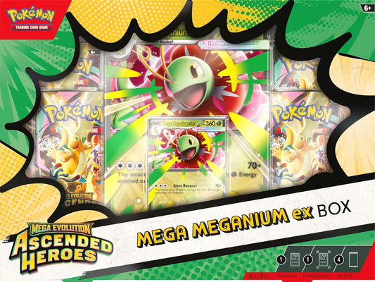 Pokémon TCG: Mega Evolution – Ascended Heroes: Mega-ex Boxes (English) - PokéPrinz