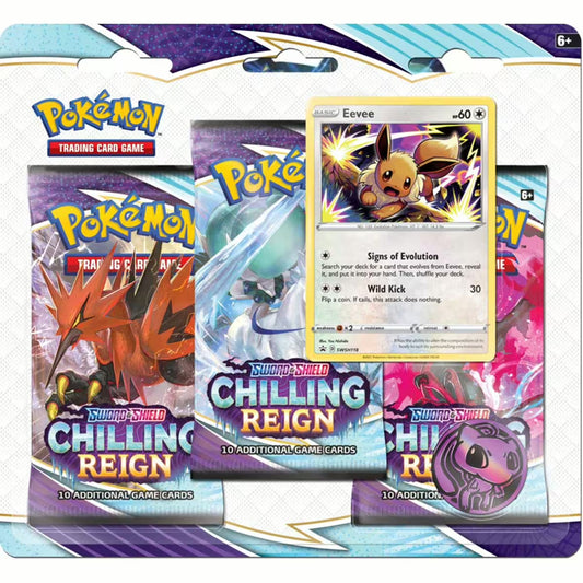 Pokémon Chilling Reign 3 Pack Blister