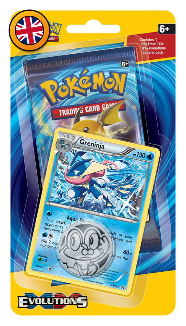 Pokemon XY Evolutions 1 Pack Blister Weezing / Greninja - Englisch - PokéPrinz