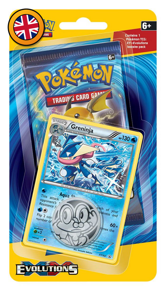 Pokemon XY Evolutions 1 Pack Blister Weezing / Greninja - Englisch