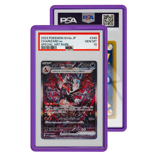 GradedGuard Jewel Case Amethyst – Ultimativer PSA & CGC Kartenschutz