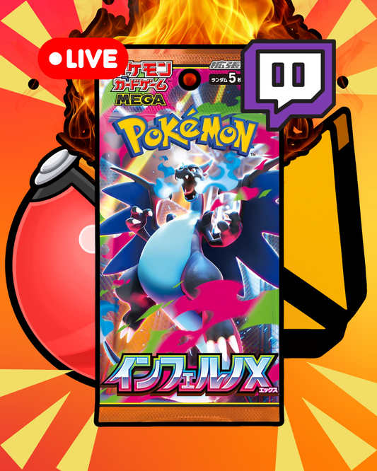 Pokemon Inferno X (M2) Einzelbooster - RELEASE STREAM (Twitch)