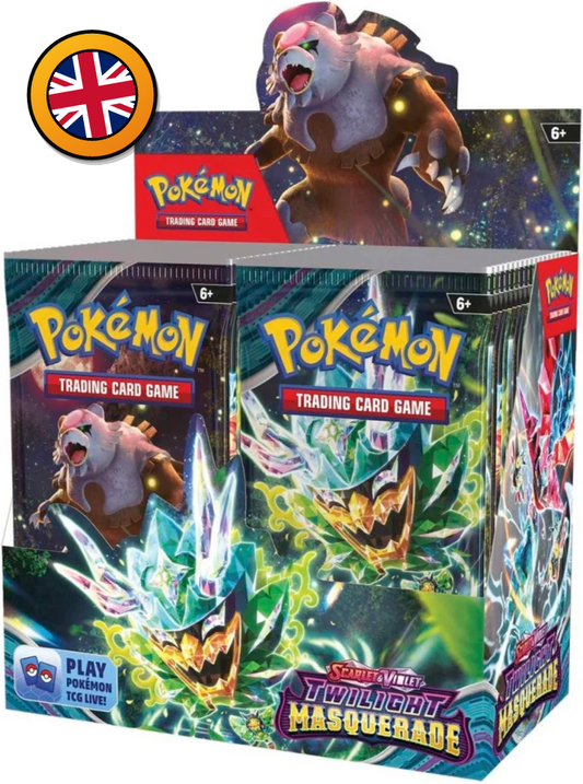 Pokémon TCG: Scarlet & Violet – Twilight Masquerade Booster Display (Englisch)