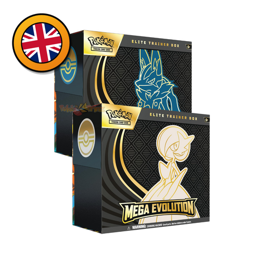 Pokémon TCG: Mega Evolution Elite Trainer Box Sealed Case (10 Boxen) | Englisch - PokéPrinz